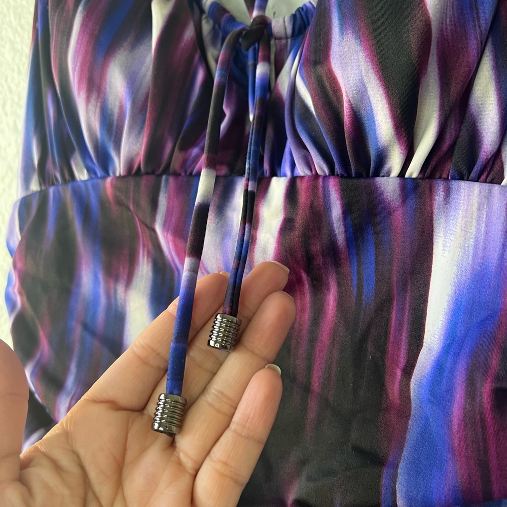 MAGICSUIT Woodstock Katrina One-Piece Purple and Blue Swimsuit Size 12. - Picture 6 of 10